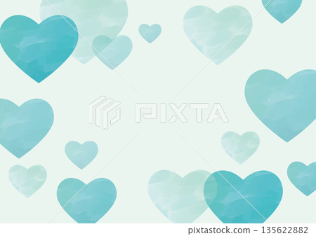 heart, hearts, watercolour 135622882