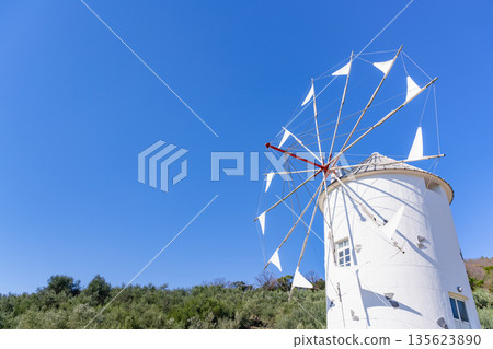 Windmills at Olive Park, Shodoshima, Kagawa Prefecture 135623890