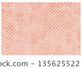 櫻花格子圖案（小）背景材料，靈感來自日本紙的紋理 135625522