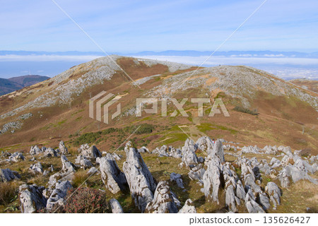 從滋賀縣的禮仙山最高點看到的景色 135626427