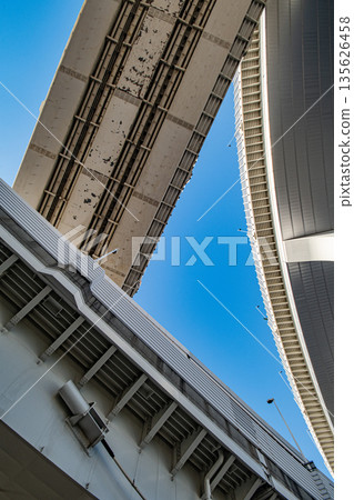 Looking up at Rainbow Bridge Looking up at Rainbow Bridge 135626458