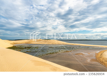 Dunas do Mouro at Ilha do Caju, Ilha das Canarias, Brazil. Delta do Parnaiba and Delta das Americas 135626934