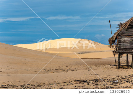 Dunas do Mouro at Ilha do Caju, Ilha das Canarias, Brazil. Delta do Parnaiba and Delta das Americas Dunas do Mouro at Ilha do Caju, Ilha das Canarias, Brazil. Delta do Parnaiba and Delta das Americas 135626935