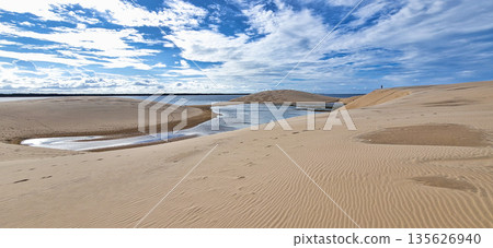 Dunas do Mouro at Ilha do Caju, Ilha das Canarias, Brazil. Delta do Parnaiba and Delta das Americas Dunas do Mouro at Ilha do Caju, Ilha das Canarias, Brazil. Delta do Parnaiba and Delta das Americas 135626940