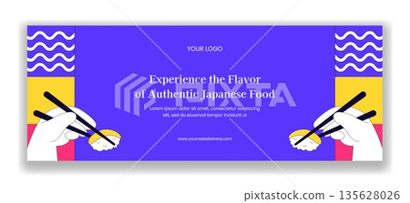 Cover Design with Japanese Sushi Foods Flat Cartoon Hand Drawn Illustration Background Cover Design with Japanese Sushi Foods Flat Cartoon Hand Drawn Illustration Background 135628026