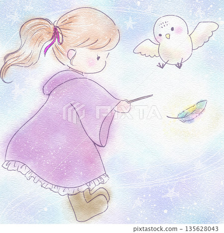 Magical Girl and Owl Magical Girl and Owl 135628043
