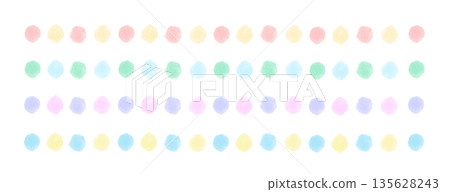 Colorful polka dot line background material set Colorful polka dot line background material set 135628243