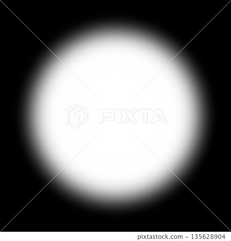 White circular soft light 135628904