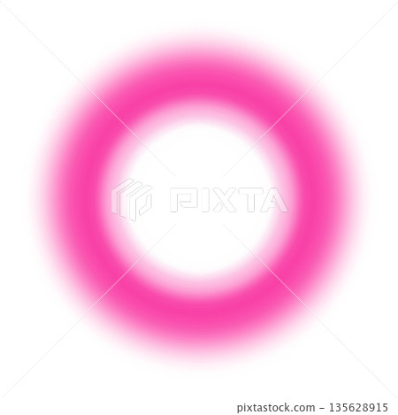 A soft, vibrant pink circular light 135628915