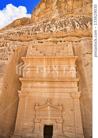 Spectacular views of the archaeological site of Mada'in Saleh Spectacular views of the archaeological site of Mada'in Saleh 135629030