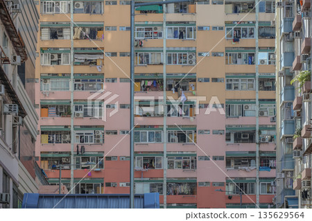 Sept 14 2025 Ma Tau Wai Estate residential buildings in HongKong 135629564