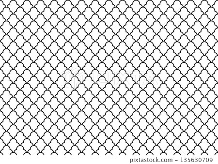 Japanese seamless pattern [Wave] 135630709