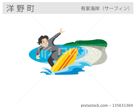 岩手縣廣野町旅遊景點圖解:有江海灘(衝浪點) 岩手縣廣野町旅遊景點圖解:有江海灘(衝浪點) 135631369