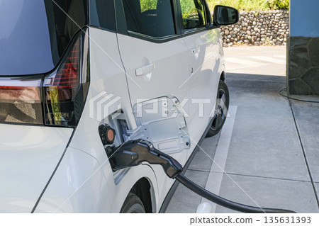Charging EV and quick charging equipment Charging EV and quick charging equipment 135631393