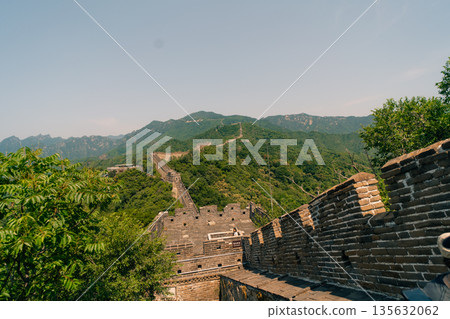 The Great Wall at Mutianyu near Beijing, China 135632062