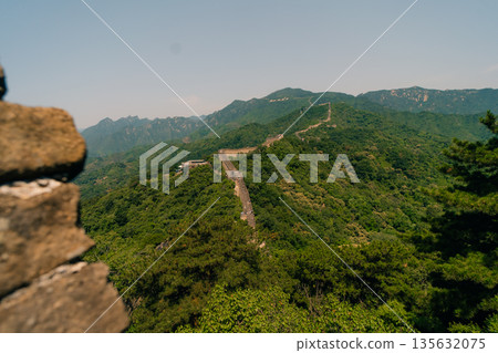 The Great Wall at Mutianyu near Beijing, China 135632075