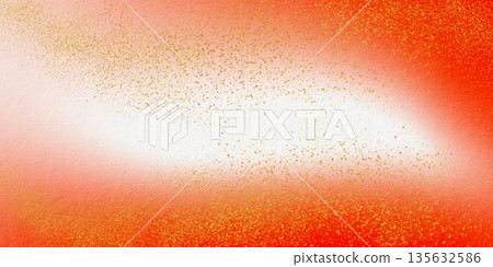 Rich red horizontal background with gold watercolor shimmer and soft wavy central glow,for Christmas greetings,event invites.Festive template with luminous textures for holiday sales and celebrations 135632586
