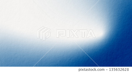 Horizontal deep sea blue background with a soft diagonal central glow,crafted for announcements and invites.Watercolor gradients template for nautical events,marine branding,elegant correspondence 135632628