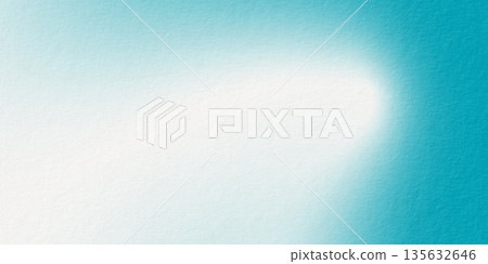 Horizontal deep sea azure turquoise background with a soft diagonal central glow,crafted for announcements and invites.Watercolor gradients template for nautical events,marine branding,vacation 135632646