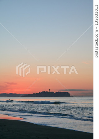 Sunrise at Tsujido Beach 135633013