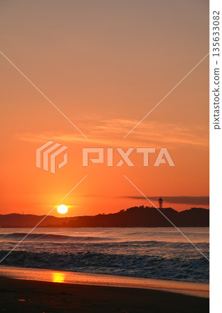 辻堂海灘的日出 辻堂海灘的日出 135633082