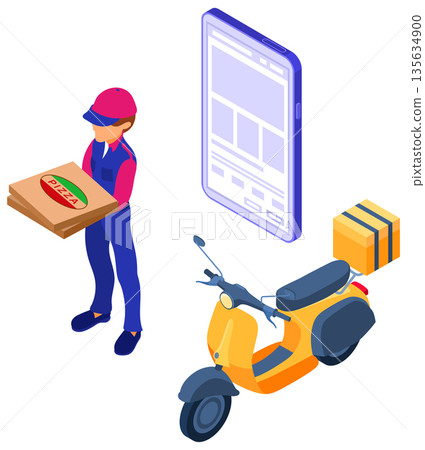 online food order package delivery service 135634900