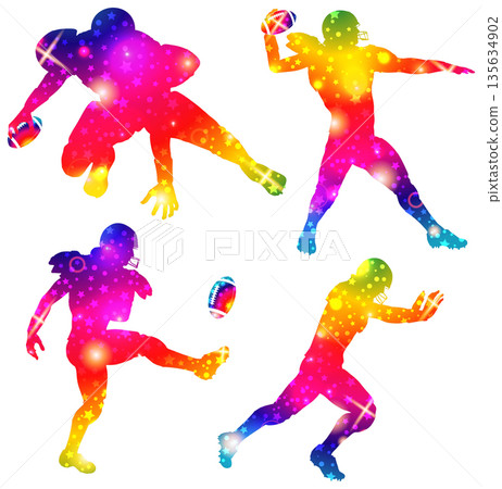 American Football Player 135634902