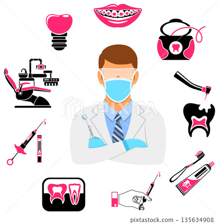Dental Clinic Concept Dental Clinic Concept 135634908