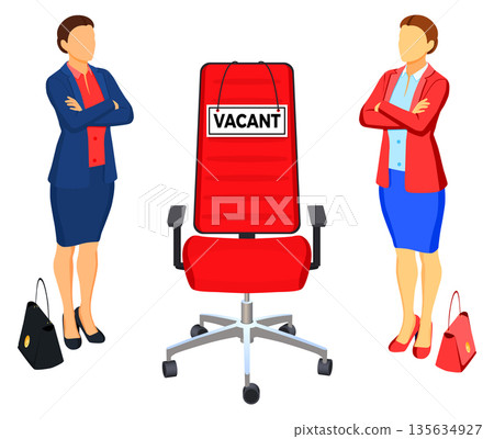 Isometric Employment and Hiring Concept 135634927