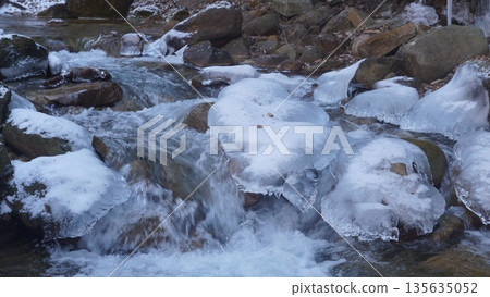 Splashes of Yokotani Gorge 135635052