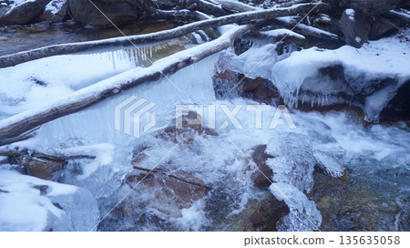 Splashes of Yokotani Gorge 135635058