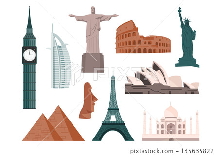 set of landmark 135635822