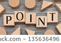 Letters on building blocks POINT 5 135636496