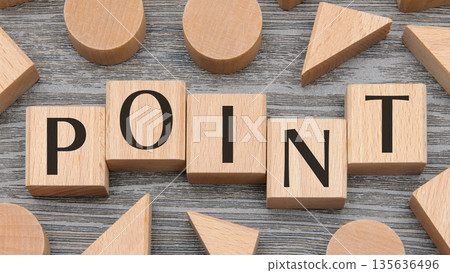 Letters on building blocks POINT 5 135636496