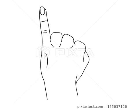 用小指指向前方-承諾或拉鉤約定的線條畫出向量圖 用小指指向前方-承諾或拉鉤約定的線條畫出向量圖 135637126