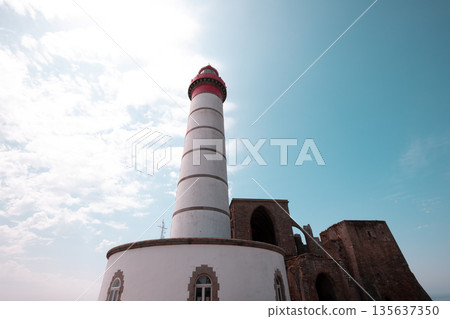 Saint-Mathieu Lightouse, Plougonvelin, finistere, brittany, france 135637350