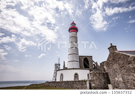 Saint-Mathieu Lightouse, Plougonvelin, finistere, brittany, france 135637352