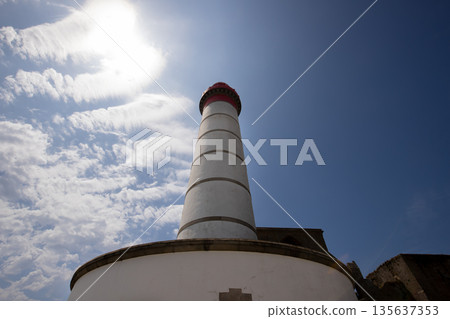 Saint-Mathieu Lightouse, Plougonvelin, finistere, brittany, france Saint-Mathieu Lightouse, Plougonvelin, finistere, brittany, france 135637353