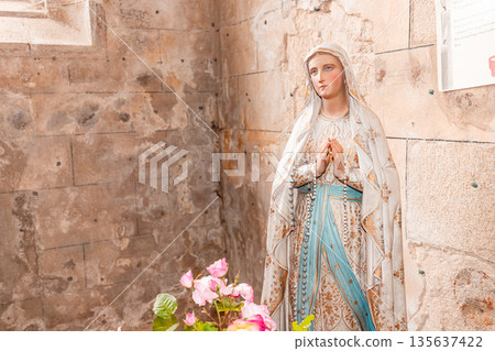 parish close church of plogonnec, finistere, brittany, france 135637422