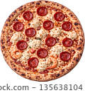 美味披薩的真實照片 135638104