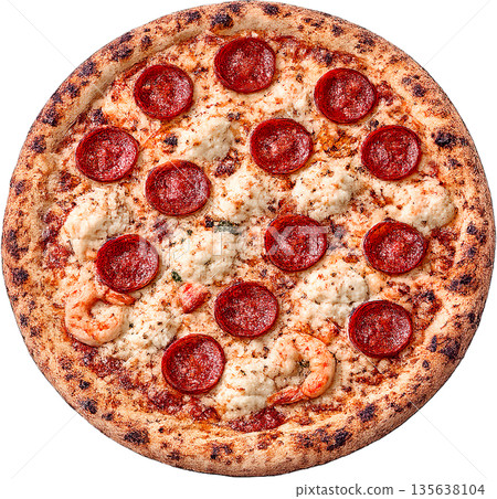 美味披薩的真實照片 135638104