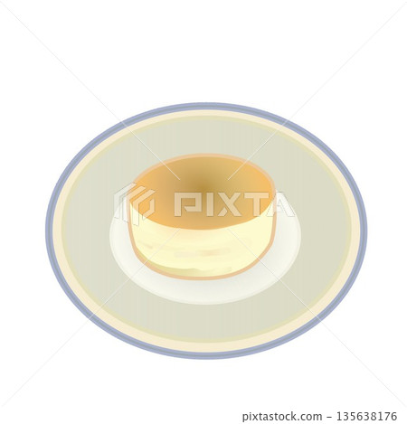 Illustration of taiyaki on a plate Illustration of taiyaki on a plate 135638176