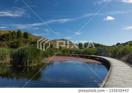 佩卡佩卡地區公園是紐西蘭霍克斯灣地區的受保護濕地。 佩卡佩卡地區公園是紐西蘭霍克斯灣地區的受保護濕地。 135638447