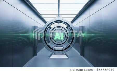 AI-powered biometric door 135638959