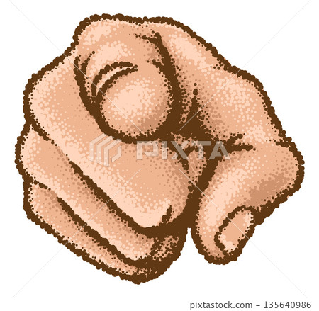 Pointing Finger Want Need You Hand Vintage Dots Pointing Finger Want Need You Hand Vintage Dots 135640986