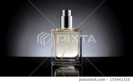 《AI Image》A bottle of expensive perfume 135641328