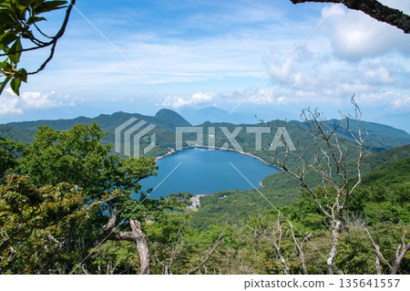 Lake Onuma seen from Mount Akagi Lake Onuma seen from Mount Akagi 135641557