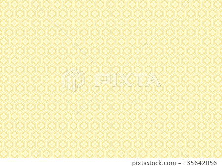 Seamless Japanese pattern [Tortoise shell] 135642056