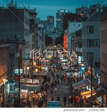 rain in the city rain in the city 135642180