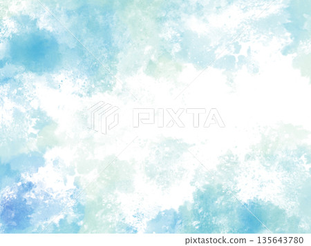 Watercolor background inspired by the earth and nature, refreshing green and blue, SDGs, environment, copy space Watercolor background inspired by the earth and nature, refreshing green and blue, SDGs, environment, copy space 135643780